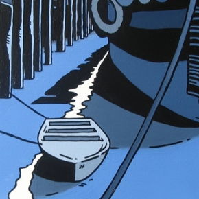 Two by Sea, acrylic on canvas, 2003