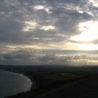 I think thats the view back to Shanklin