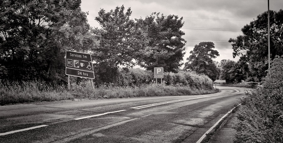 Falling down on the A38