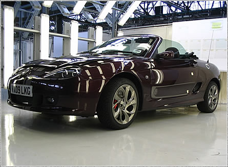 MG TF 85th Anniversary, press car