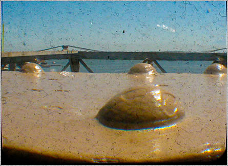 Close up TTV photo of the Brooklyn Bridge